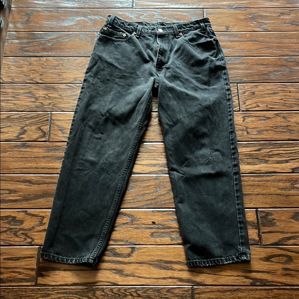 Levi’s Black Vintage Relaxed Fit Jeans with Classic Style